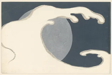 Big wave, 1909 (træbloktryk)