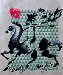 Dynamisk hest – abstrakt