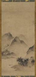 Landskab, Muromachi-periode, 1500-tallet.