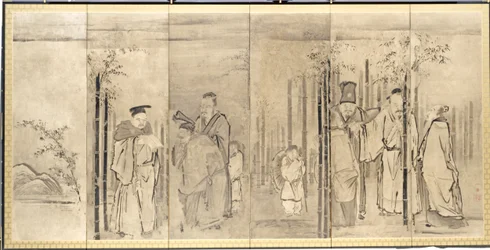 Seven Sages of the Bamboo Grove, 1600-tallet.