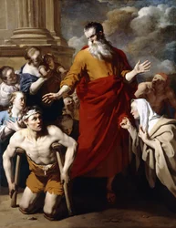 Sankt Paul helbreder de syge i Lystra,
