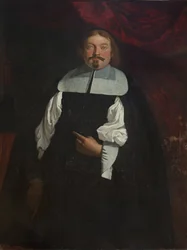 Portræt af grev Humprecht Jan Czernin af Chudenice (1628-1682) - Karel Skreta (1610-1674). Olie på lærred