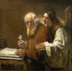 St. Matthew and the Angel, ca. 1655-1660 (olie på lærred)