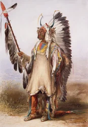 Mató-Tópe, Mandan-chef