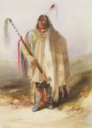 Pehriska-Ruhpa, Hidatsa-kriger