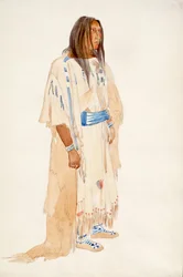 Piegan Blackfoot-kvinde