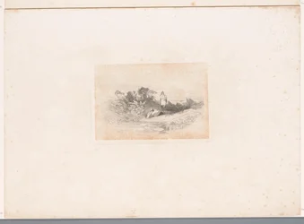 To hejrer ved havnefronten Landskaber med dyr (serietitel)