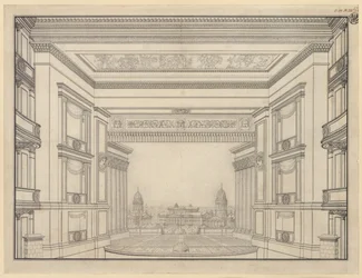 Berlin. Schauspielhaus på Gendarmenmarkt, scene
