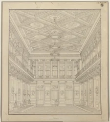 Berlin. Schauspielhaus på Gendarmenmarkt, koncertsal