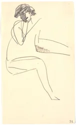 Siddende model