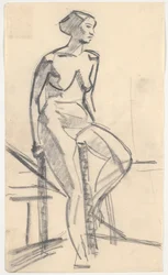 Siddende model