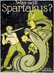 Den tyske revolution 1918-1919 Spartakusforbundet (Spartakusbund)