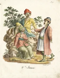 Persiske folkedragter (print)