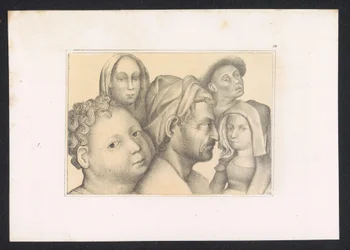 Vijf figurer Design og studier af en hollandsk mester fra det 15. århundrede. Århundrede. Baseret på originalerne opbevaret i Det Kongelige Bibliotek i Berlin (serietitel)