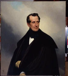 ""Portræt af grev Vladimir Musin-Pushkin (Musin Pushkin) (1798-1854)"" Maleri af Karl Pavlovich Briullov (Bryullov) (1799-1852) 1830 Regionalt kunstmuseum Arkhangelsk Rusland