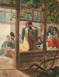 En frisør, ca. 1849