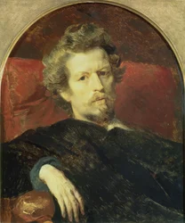 Selvportræt, 1848 (olie på pap)
