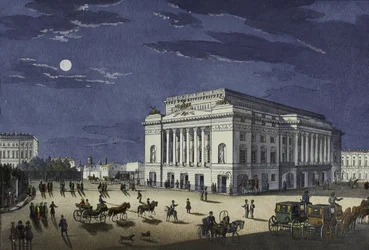 Alexandrinsky-teatret i Sankt Petersborg, første halvdel af det 19. århundrede.
