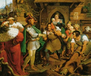 Kejser Maximilian I besøger håndværkerne
