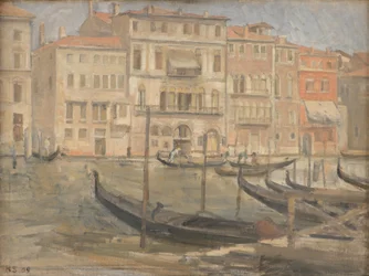 Ved Canal Grande i Venedig