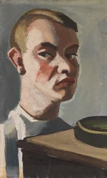 Selvportræt, ca. 1920.