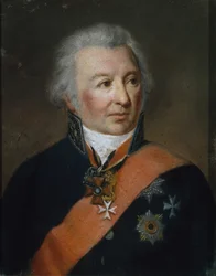 Portræt af Alexander Alexandrovich Sablukov 1749-1828, 1819