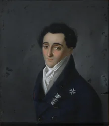 Portræt af Christofor Ekimovich Repræsentanter-Lazarev 1789-1871, 1820