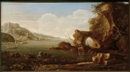 Middelhavet kystscene