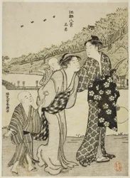 Shinobazu Pond, fra serien "Eight Views of Edo (Koto hakkei)"