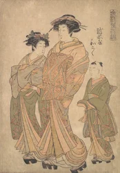 Oiran, Wakoku, Echizen og trykpunkt d ved en ny byggeplan d en skaldet, hva? 1778.