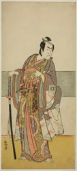 Skuespilleren Ichikawa Monnosuke II i en uidentificeret rolle
