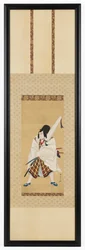 Skuespilleren Ichikawa Ebizo III som Matsuomaru i stykket Sugawara and the Secrets of Calligraphy, 18.