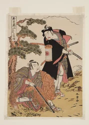 Chüshingura, 5. akt (træbloktryk i farver)