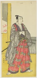 Sawamura So_ju_ro_ III som Yazama Ju_taro_, ca. 1789