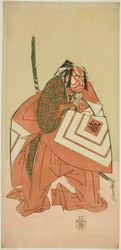 Skuespilleren Ichikawa Danzo III som Sanada no Yoichi (?) i skuespillet Sanada no Yoichi Banjaku no Iezuto (?), opført på Morita Theatre (?) i den ellevte måned, 1767 (?)