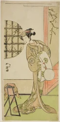 Skuespilleren Nakamura Noshio I i en uidentificeret rolle