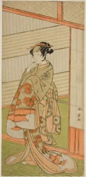Skuespilleren Nakamura Noshio I i en uidentificeret rolle