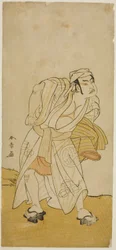 Skuespilleren Nakamura Sukegoro II i en uidentificeret rolle