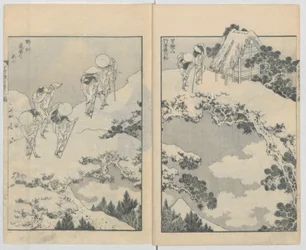 Et hundrede udsigter over Mount Fuji, 1834-35.