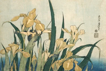 Iris med en græshoppe, udgivet 1830