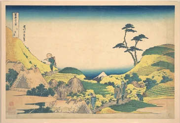 Nedre Meguro (Shimo Meguro), fra serien »De 36 udsigter over Fuji« (Fugaku sanjūrokkei)