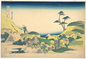 Nedre Meguro (Shimo Meguro), fra serien »De 36 udsigter over Fuji« (Fugaku sanjūrokkei)