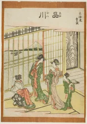 Shinagawa, fra seriens "Fifty-three S tachi sound s of the city degree (by degree main mountain next)"