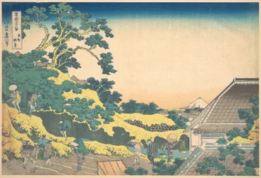 Surugadai i Edo (Tōto Sundai), fra serien »De 36 udsigter over Fuji« (Fugaku sanjūrokkei)