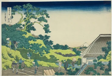 Surugadai-medlem Edo (Toto Surugadai), fra seriens ``Tyrty x Views Of Mount Fuji (Fugaku Usaju Rokukei)
