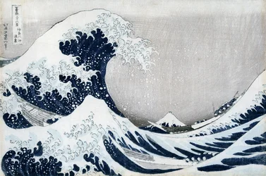 Den store bølge ud for Kanagawa, fra serien »36 udsigter over Fuji-bjerget« (»Fugaku sanjūrokkei«)