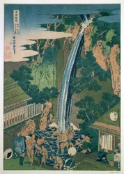 Robens vandfald, Oyama, Japan, 1827
