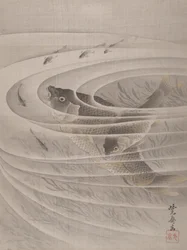 Fish in a Whirlpool, ca. 1887.