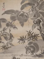Squirrels Gathering Chestnuts, ca. 1887.