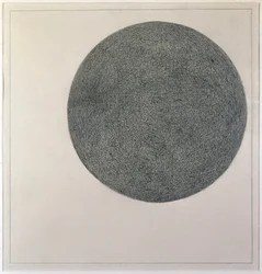 Suprematistisk element: cirkel (olie på lærred, 20. århundrede)